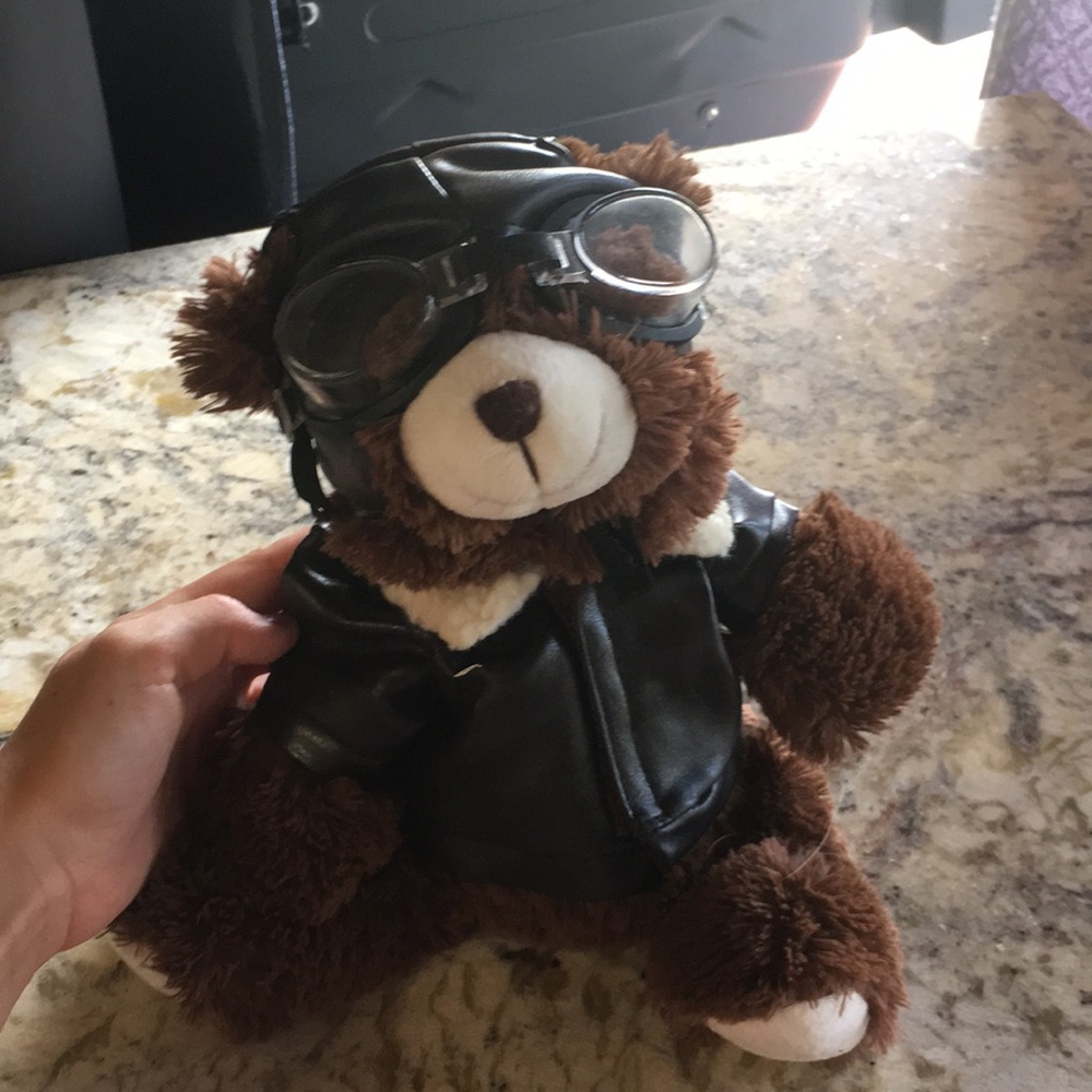 Skydiver teddy bear